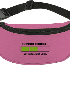 Gondolkodom övtáska True Pink