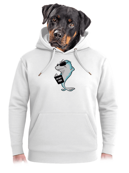 Moby Dick unisex prémium pulóver Snowwhite