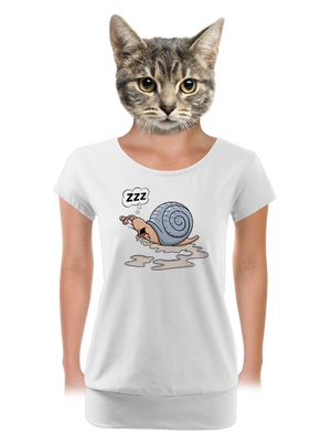 női póló elasztikus alsó szegéllyel