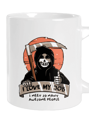 I love my job nagy bögre White