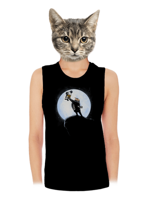 Minyon király női bővített trikó Black