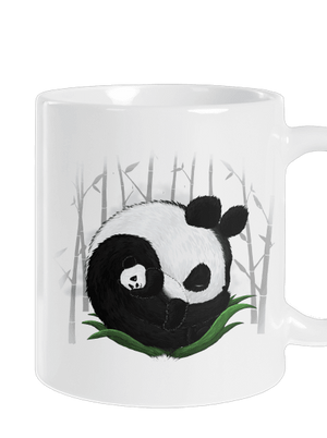 Két alvó panda hagyományos bögre White