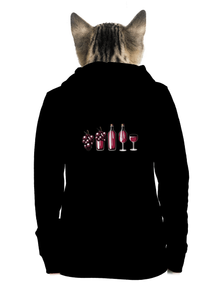 A vörösbor evolúciója cipzáras női pulóver Black