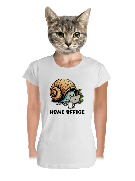Sneka home office prémium női póló White