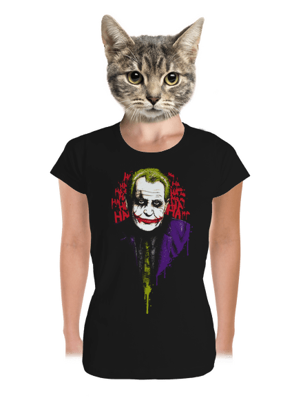 Zeman Joker prémium női póló Black