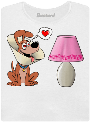 Szerelmes kutya prémium női póló White