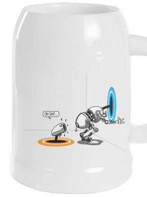 Portal surprise söröskorsó White