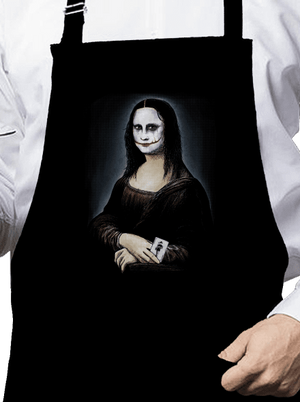 Mona Joker Lisa kötény Black
