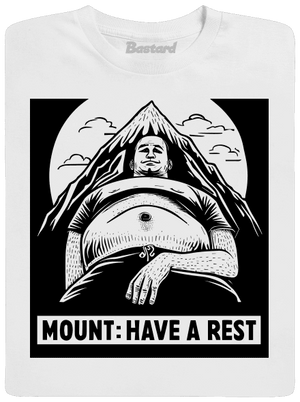 Mount have a rest férfi hosszú ujjú póló White