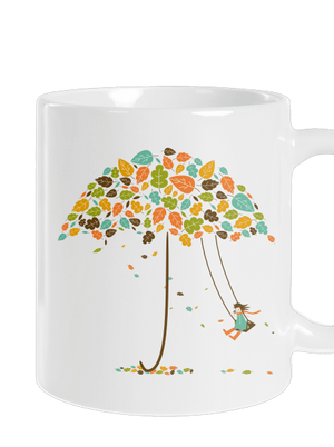 Ősz hagyományos bögre White