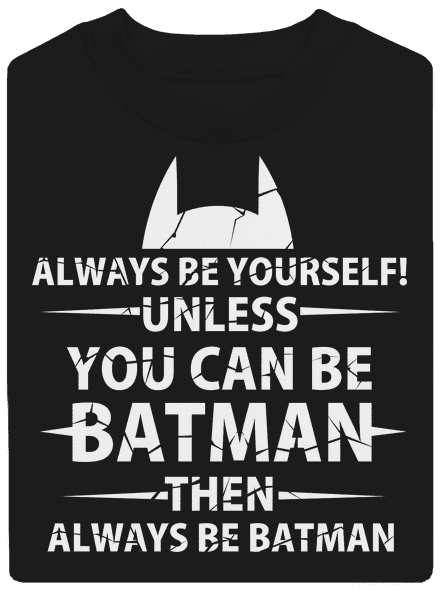 Batman unisex crewneck Black