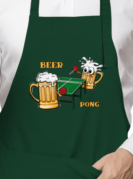 Beer pong kötény Bottle Green