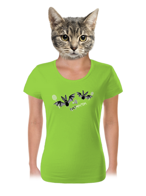 Batminton női póló Apple Green