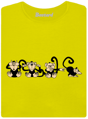 Majmok prémium női póló Lemon