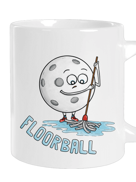 Floorball nagy bögre White