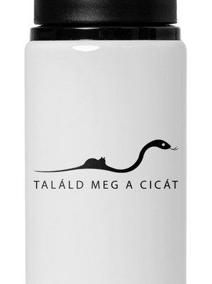 Találd meg a cicát kulacs White