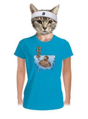 Kitaszított női sportpóló Blue Atol