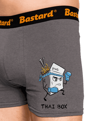 Thai box boxeralsó Gray Melange