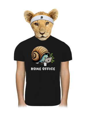 Sneka home office gyerek sport póló Black