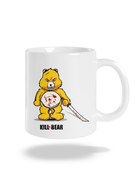 Killer bear hagyományos bögre White
