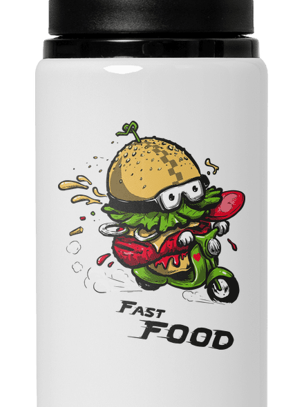 Fast Food kulacs White