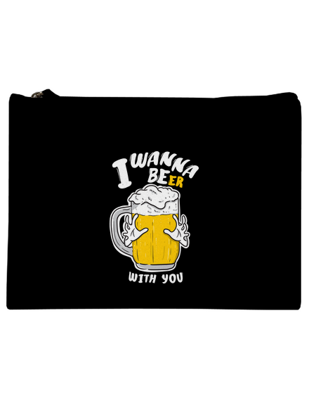 I wanna beer kis táska Black