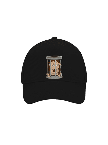 Sün a ketrecben baseballsapka Black