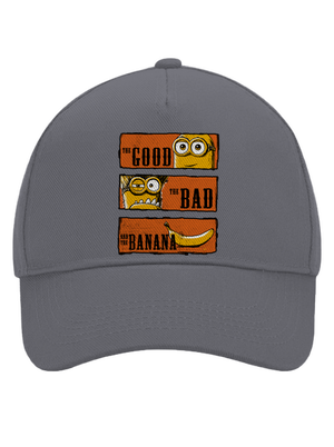 A Jó, a Rossz és a Banán baseballsapka Graphite grey