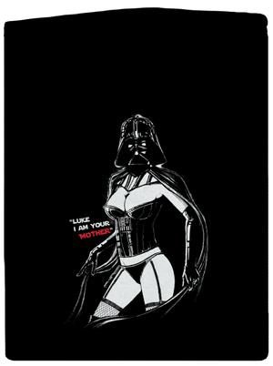Mrs. Vader cipzáras női pulóver Black