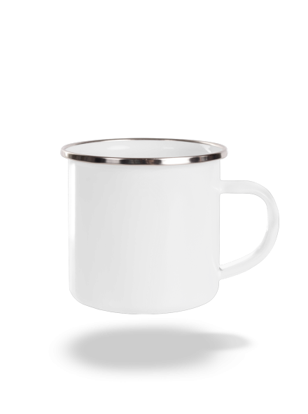 Nyomtatás nélkül pléhbögre White