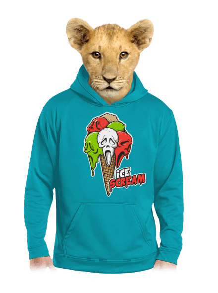 Ice Scream gyerek kenguruzsebes pulóver Hawaiian Blue