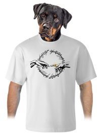 unisex túlméretezett póló