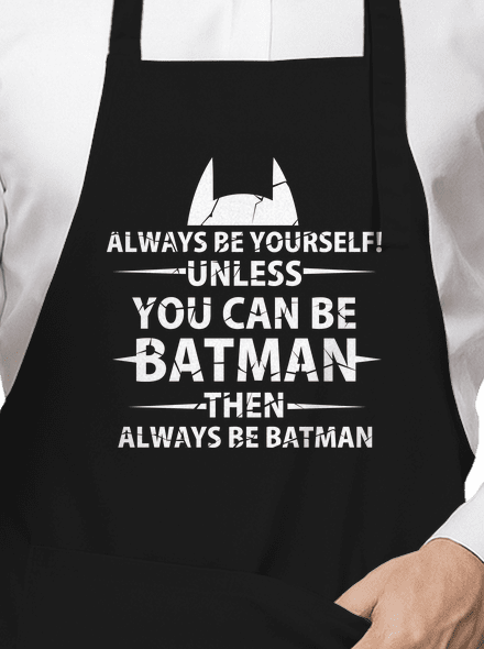 Batman kötény Black