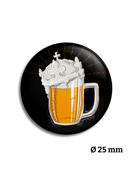 Sörkirály kitűző