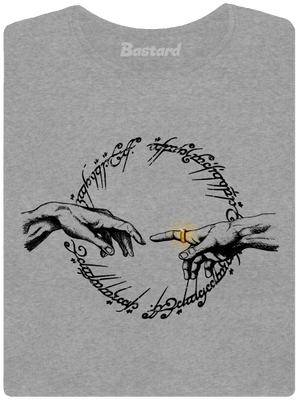 God of ring női póló Dark Gray Melange