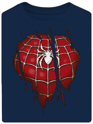 Spider inside unisex túlméretezett póló Midnight Blue