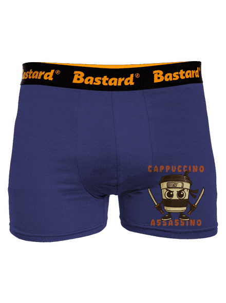 Cappuccino Assasino – Italian Brainrot boxeralsó Blue Navy