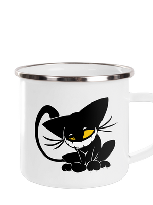 Evil cat pléhbögre White