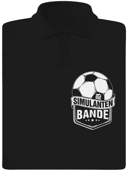 Simulanten bande férfi pólóingek Black