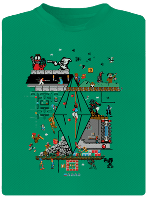 Veretés gyerek sport póló Kelly Green Mal