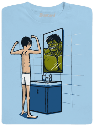 Hulk férfi póló Sky Blue