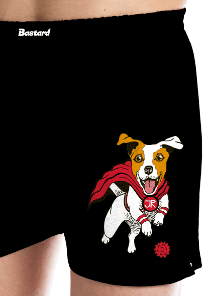Jack Russell férfi alsó nadrág Black