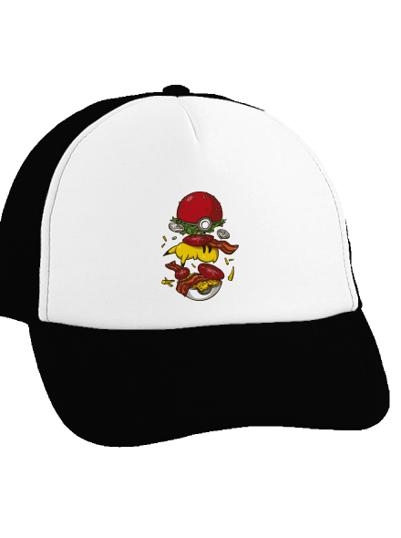 Pokémon burger teherautós sapka Black cap