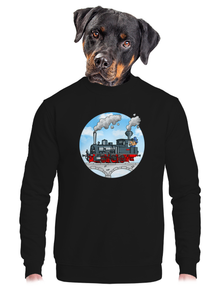 Kéményfüst unisex crewneck Black