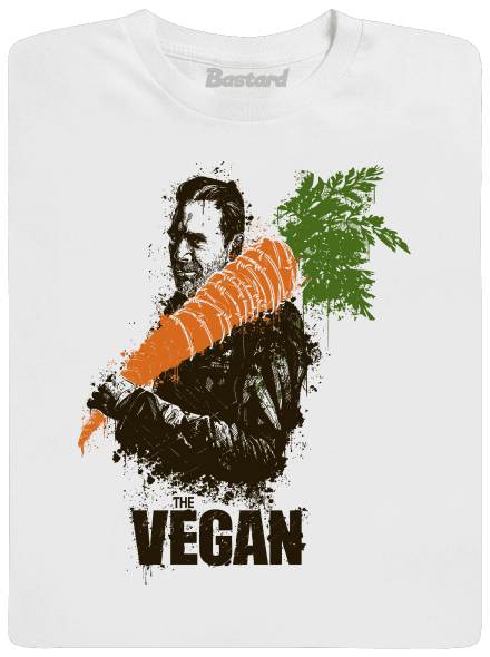 Vegán férfi hosszú ujjú póló White
