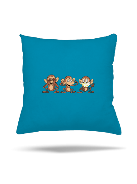 Kis majom párna Blue Turquoise