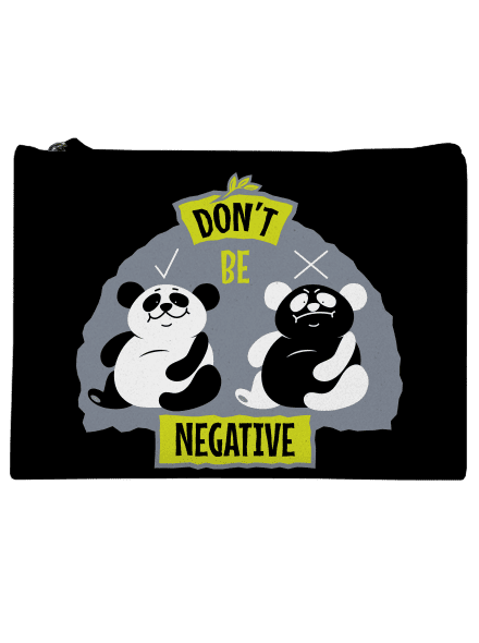 Don't be negative kis táska Black