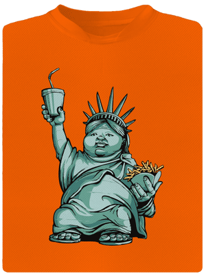 Amerikai bálvány gyerek sport póló Neon Orange