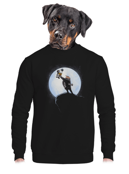 Minyon király unisex crewneck Black