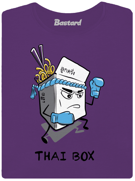 Thai box prémium női póló Purple